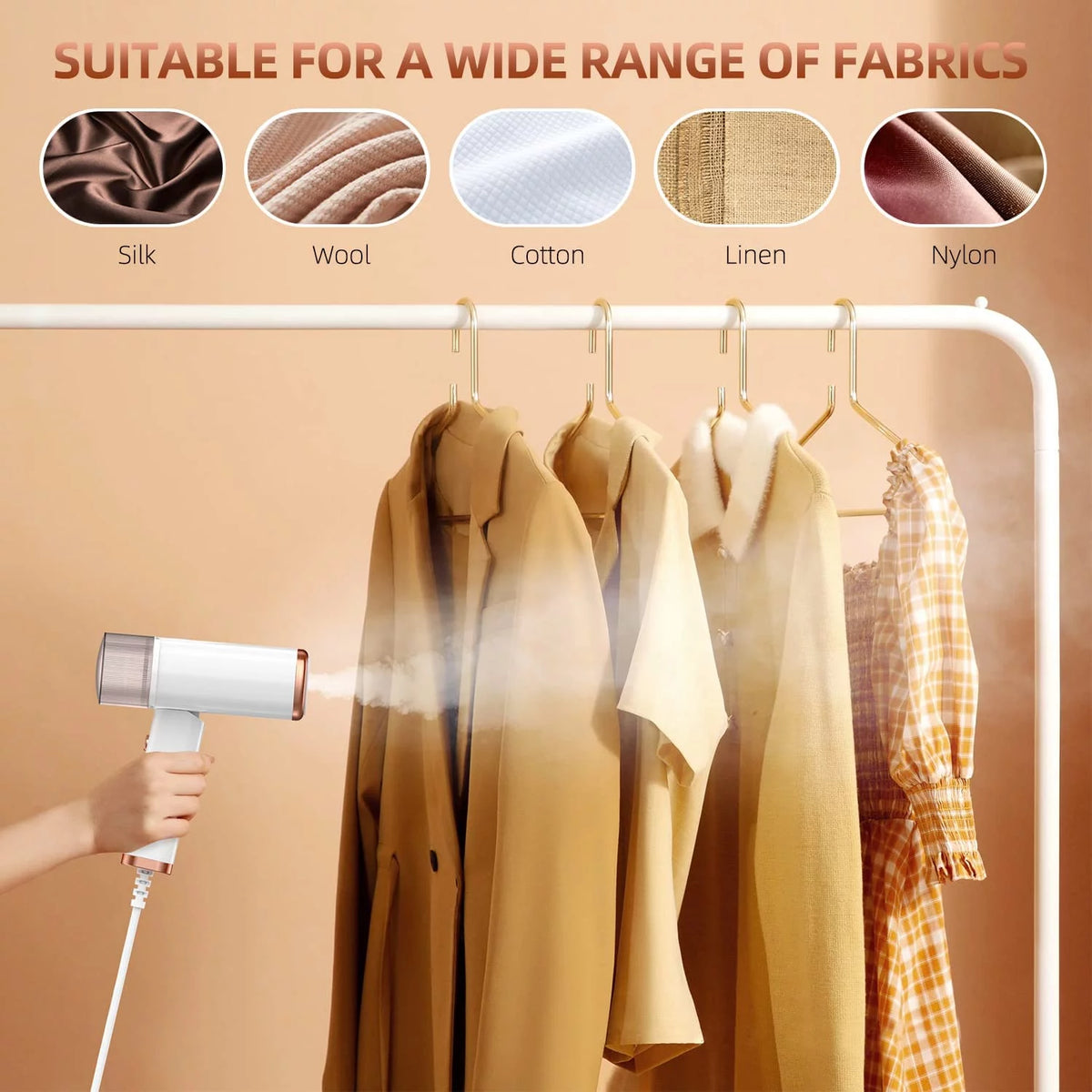 Portable Foldable Handheld Clothes Steamer 1000W 120ml I3755