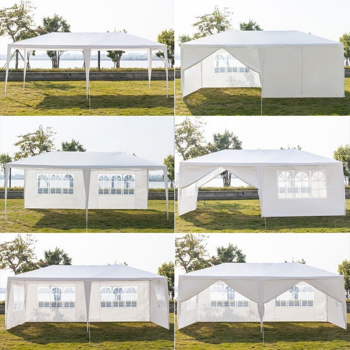 10 x 20 ft. Outdoor Tent with 6 Walls D623
