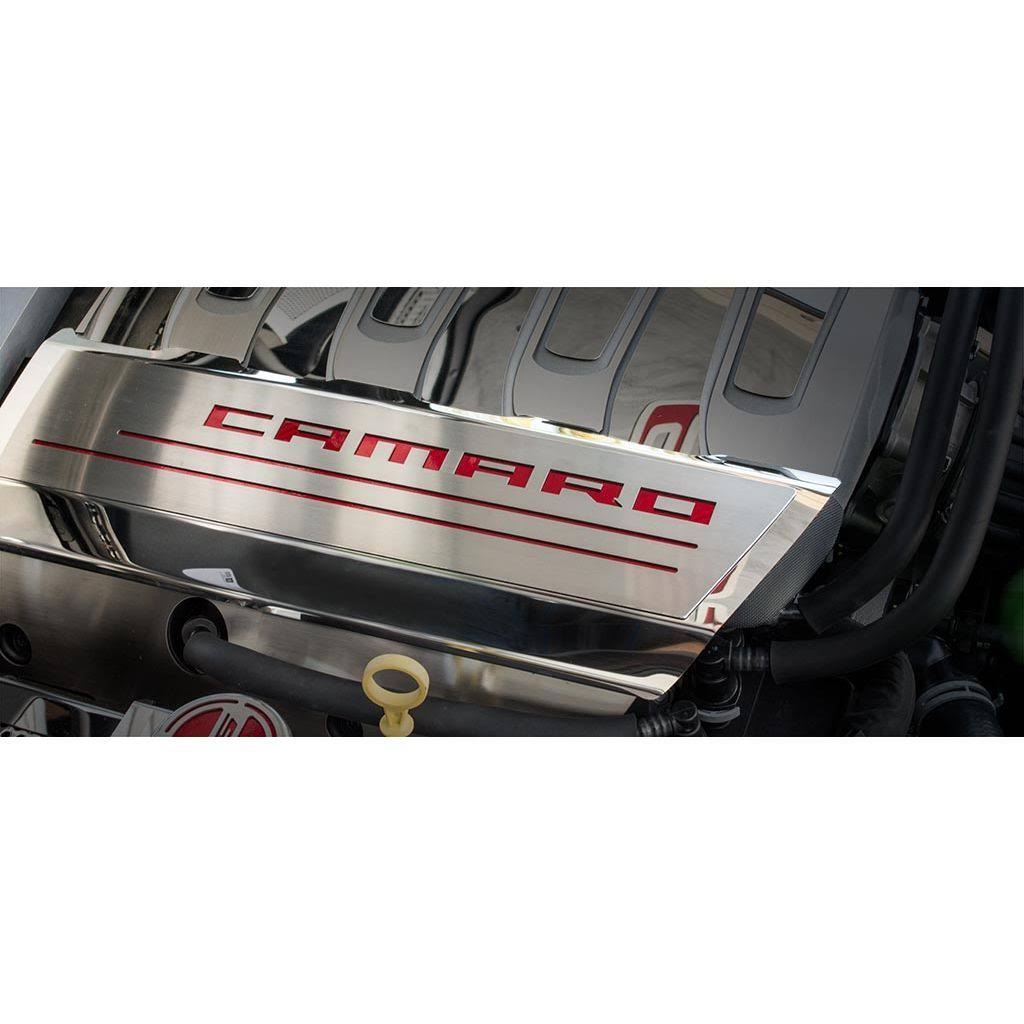 Brushed Black Fuel Rail Cover Top Plate Z6446