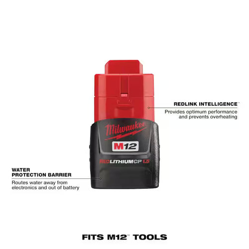 12-Volt Lithium-Ion Compact Battery Pack 1.5Ah E1790