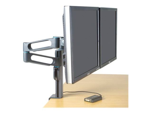 Charcoal Dual Monitor Arm R886