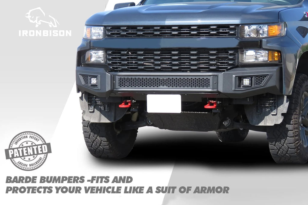 Front Bumper Bull Bar with 2 LED Fog Light D97757